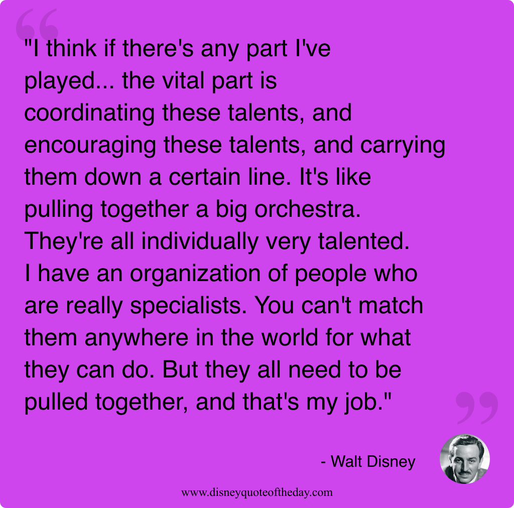 Quote by Walt Disney, "I think if there's any..."